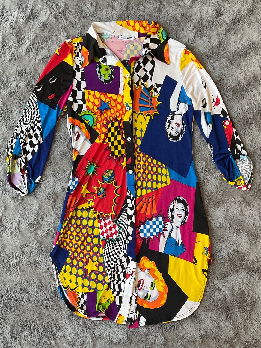 Multicolored stylish tunic  / dress